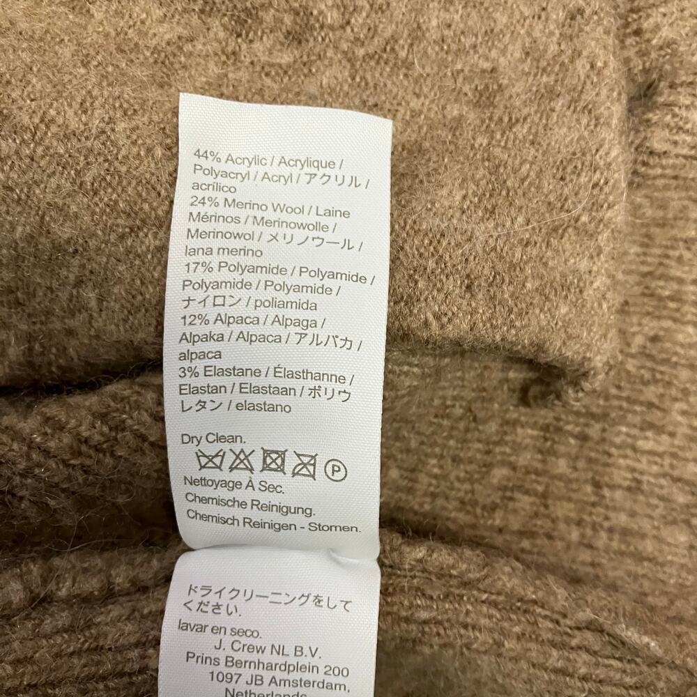 J.Crew Women's Tan Cardigan Size Medium - Picture 5 of 8